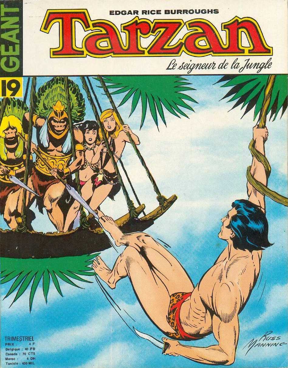 Scan de la Couverture Tarzan Gant n 19